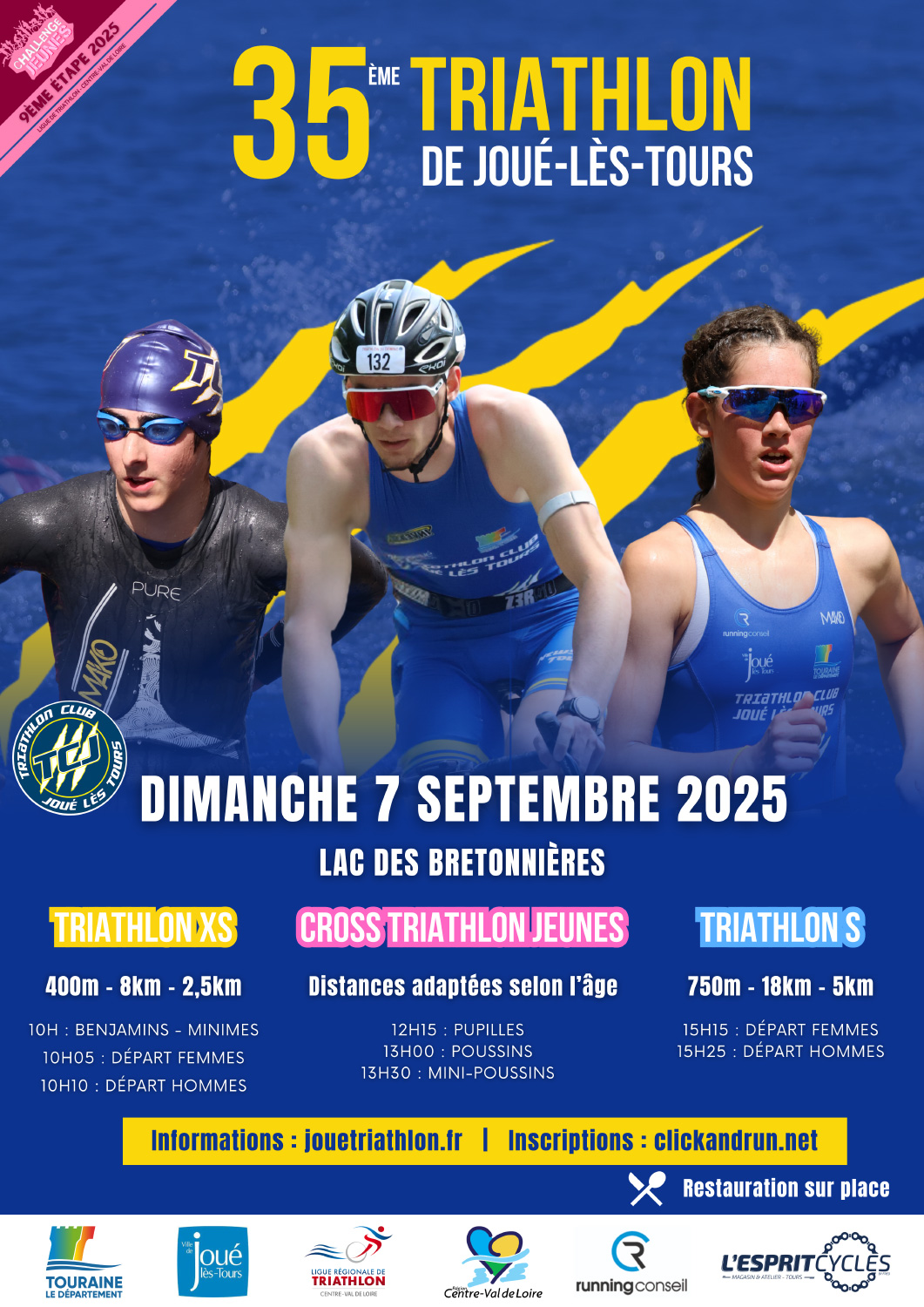 35ème Triathlon de Joué Lès Tours